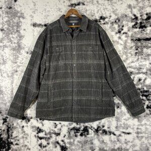 Kuhl Disordr Flannel‎ Shirt Mens Size Extra Large Button Up Outdoors Pockets